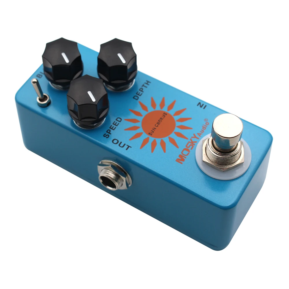 Mosky Audio Sun Chorus Electric Guitar Effects Pedal with Depth Toggle Speed Blend Controls True Bypass 9V DC Mini Compact
Mosky Audio Sun Chorus Electric Guitar Effects Pedal with Depth Toggle Speed Blend Controls True Bypass 9V DC Mini Compact
