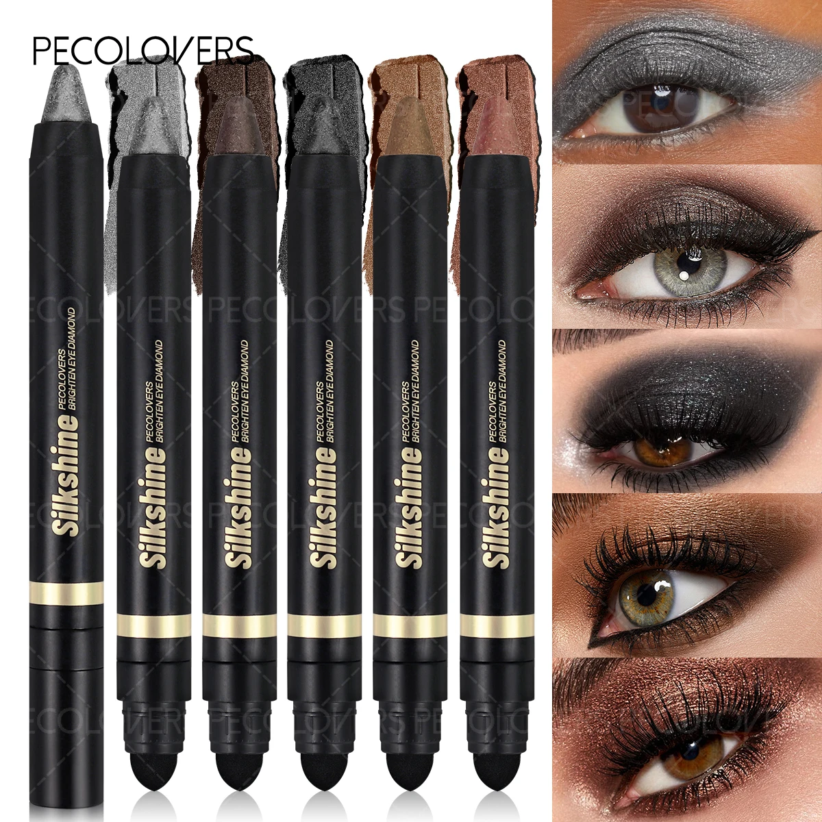 Двойная мерцающая тени для век, долговечный металлический хайлайтер-карандаш, ультрапигментированные тени для век, губка-ручка
Двойная мерцающая тени для век, долговечный металлический хайлайтер-карандаш, ультрапигментированные тени для век, губка-ручка