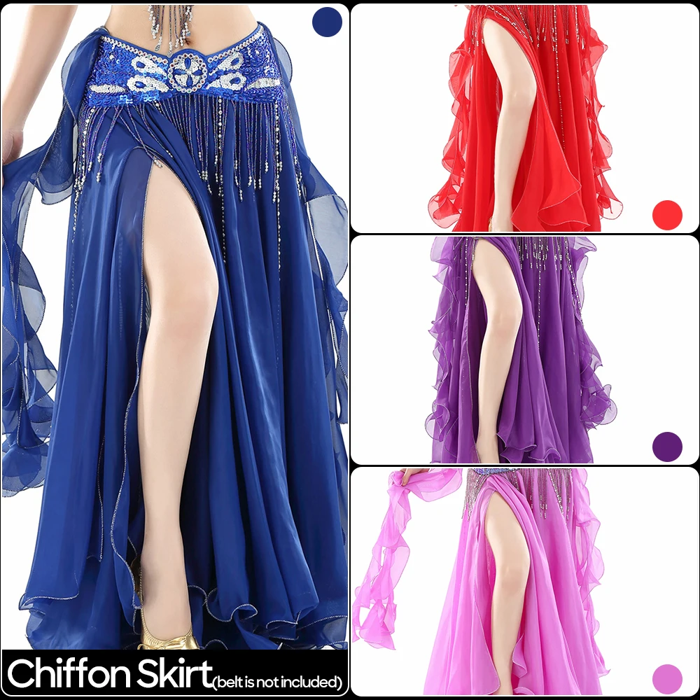 Женская профессиональная шифоновая юбка для танца живота с разрезом, без пояса, наряд для выступлений, танцевальная одежда для выступлений на сцене
Женская профессиональная шифоновая юбка для танца живота с разрезом, без пояса, наряд для выступлений, танцевальная одежда для выступлений на сцене