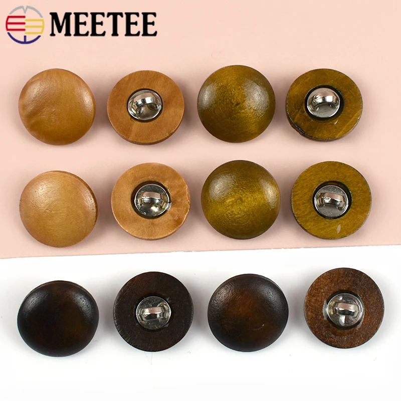50/100Pcs 11/15mm Natural Wooden Button Metal Shank Round Buttons Garment Coat Scrapbooking Decoration Buckle Clothes Accessory
50/100Pcs 11/15mm Natural Wooden Button Metal Shank Round Buttons Garment Coat Scrapbooking Decoration Buckle Clothes Accessory