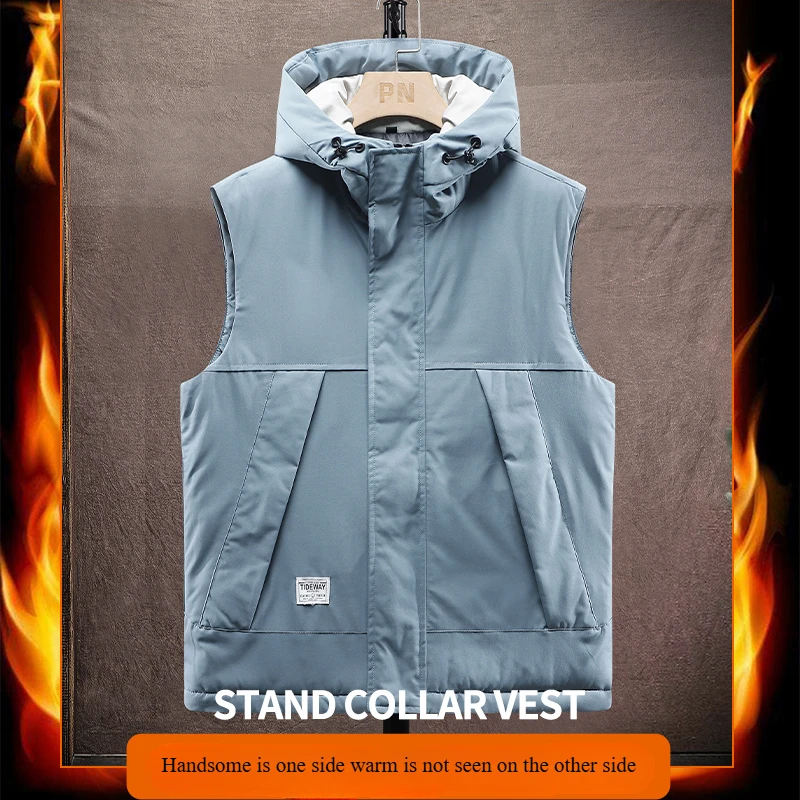 Men's Vest Autumn Winter Plus Velvet Keep Warm Casual Waistcoat Fashion Trend Versatile High Quality Business Jacket Streetwear
Men's Vest Autumn Winter Plus Velvet Keep Warm Casual Waistcoat Fashion Trend Versatile High Quality Business Jacket Streetwear