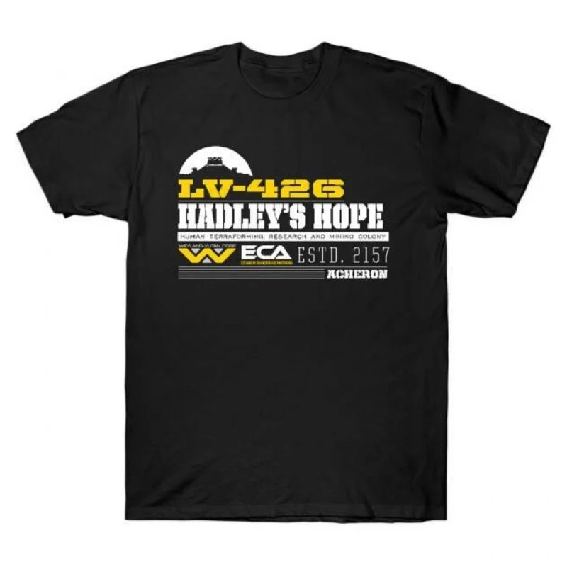 LV-426 - Hadleys Hope 0412 Retro Sci-Fi Alien Gift T-Shirt Weyland Horror movie Xenomorph Graphic clothes All size tops S-6XL
LV-426 - Hadleys Hope 0412 Retro Sci-Fi Alien Gift T-Shirt Weyland Horror movie Xenomorph Graphic clothes All size tops S-6XL