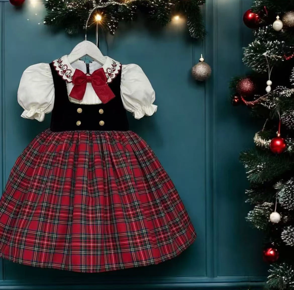 0-12Y Baby Girl Autumn Red Plaid Cane Flower Embroidery Vintage Princess Dress for Birthday Holiday Eid Christmas C169
0-12Y Baby Girl Autumn Red Plaid Cane Flower Embroidery Vintage Princess Dress for Birthday Holiday Eid Christmas C169