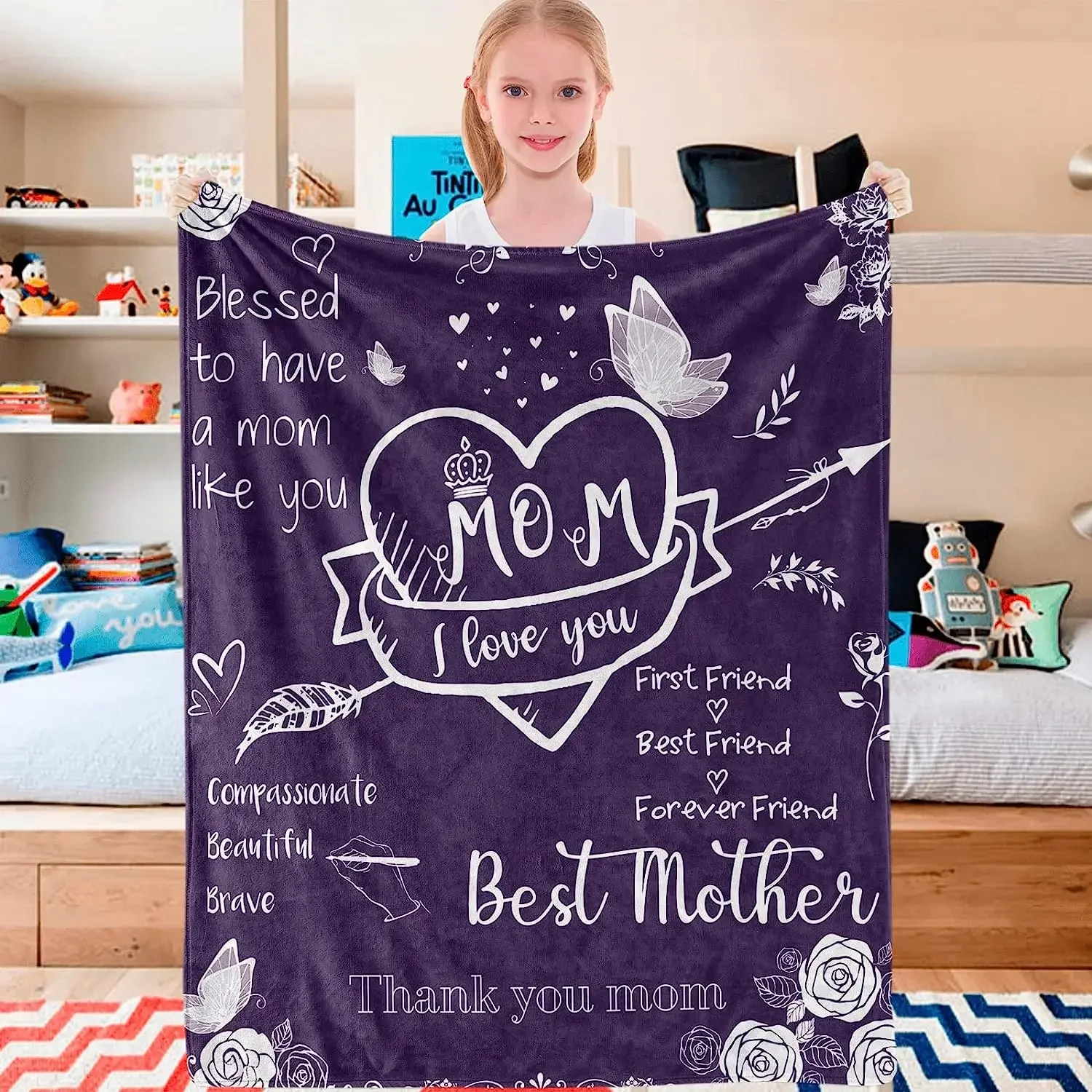 3d printed blanket I Love You Mom Throw Blankets Mom Birthday from Daughter Presents for Mom from Son Soft Flannel
3d printed blanket I Love You Mom Throw Blankets Mom Birthday from Daughter Presents for Mom from Son Soft Flannel