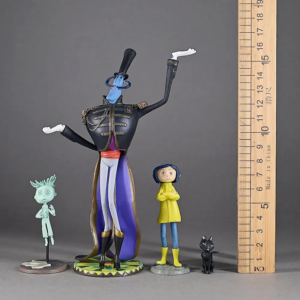4pcs/Set Movie Coraline Figure Model Dolls Toys 3-13cm In Stock
4pcs/Set Movie Coraline Figure Model Dolls Toys 3-13cm In Stock