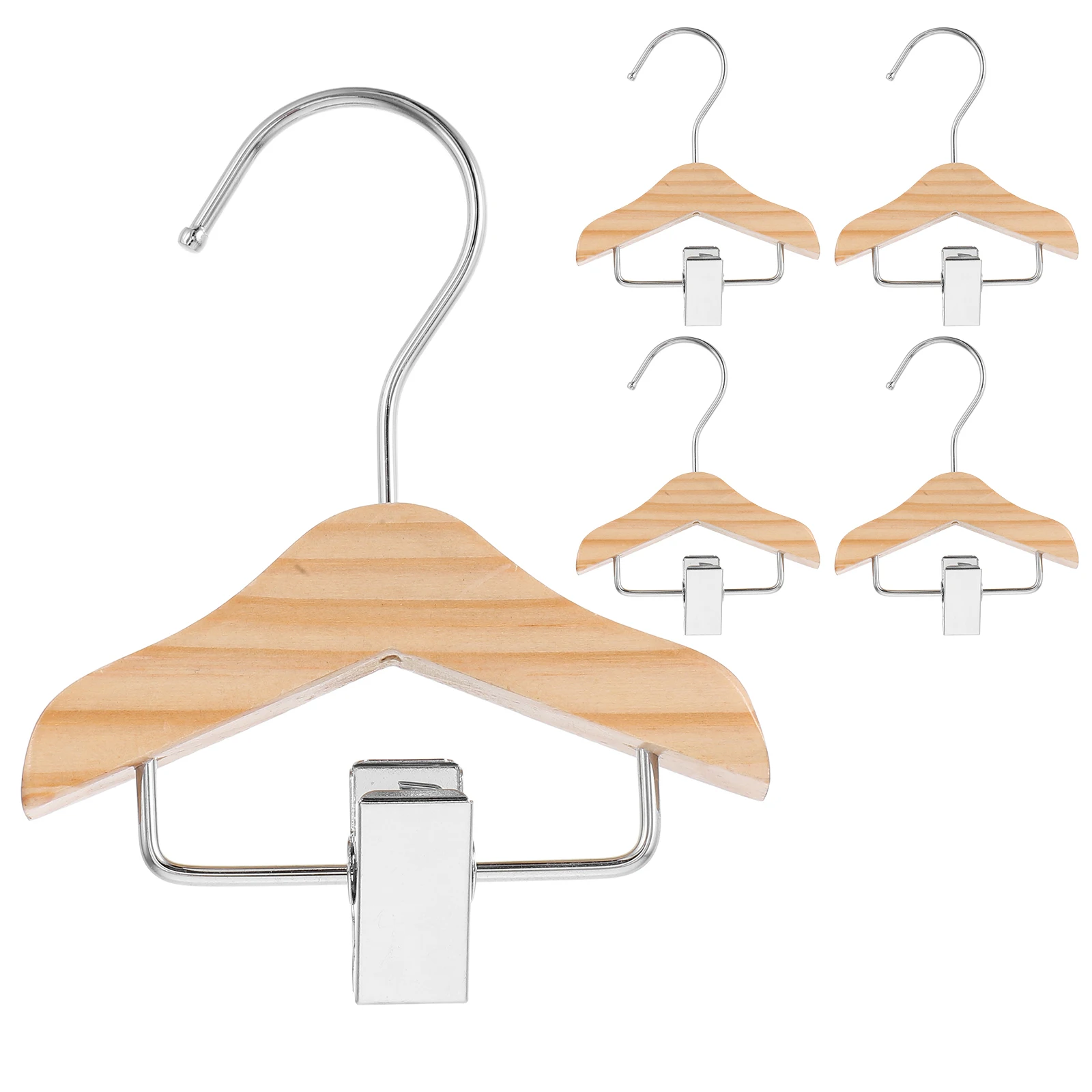 5pcs Wooden Children Hanger Clothes Hanger with Pants Clip Small Space-Saving Solid Wood Baby Coat Hangers for Closet 
5pcs Wooden Children Hanger Clothes Hanger with Pants Clip Small Space-Saving Solid Wood Baby Coat Hangers for Closet