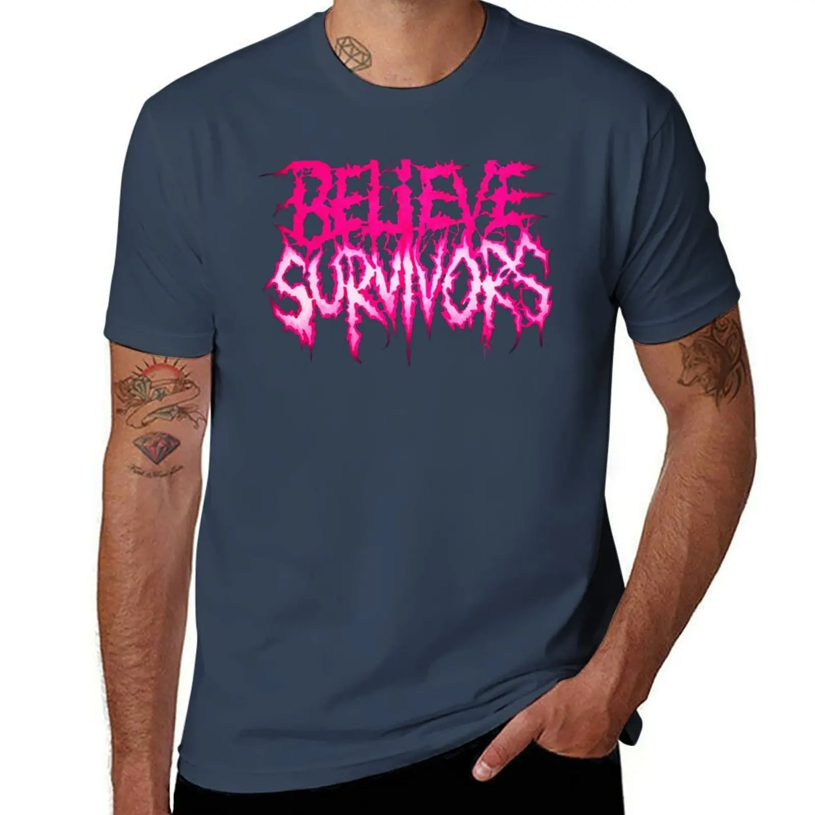 Believe Survivors T-Shirt Fashion Casual Short Sleeve T-Shirt
Believe Survivors T-Shirt Fashion Casual Short Sleeve T-Shirt