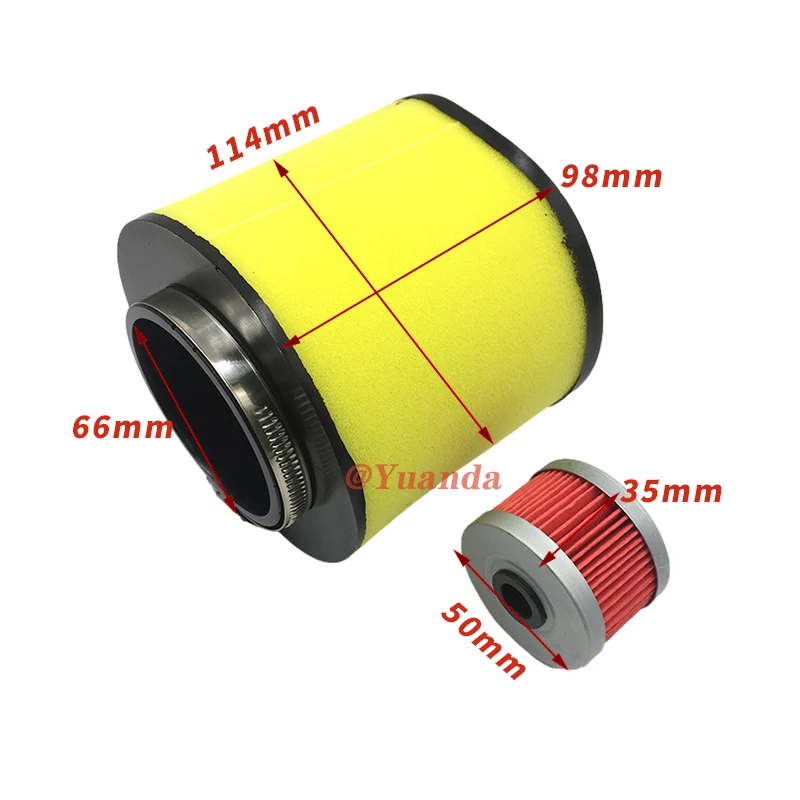 For Honda FourTrax 300 Foreman 400 TRX300 350 400 420 450 500 & Yamaha FM600FWA Grizzly Motorcycle Air Filter & Oil Filte
For Honda FourTrax 300 Foreman 400 TRX300 350 400 420 450 500 & Yamaha FM600FWA Grizzly Motorcycle Air Filter & Oil Filte
