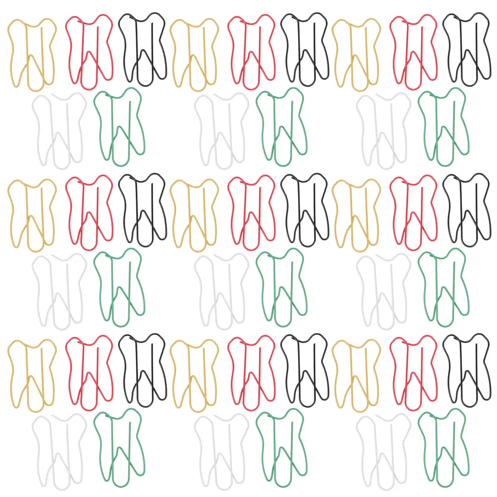 50pcs Teeth Shaped Paper Clips Colorful Metal Note Clips Strong Ideal Home Office School Party Photo Bookmark Pin
50pcs Teeth Shaped Paper Clips Colorful Metal Note Clips Strong Ideal Home Office School Party Photo Bookmark Pin