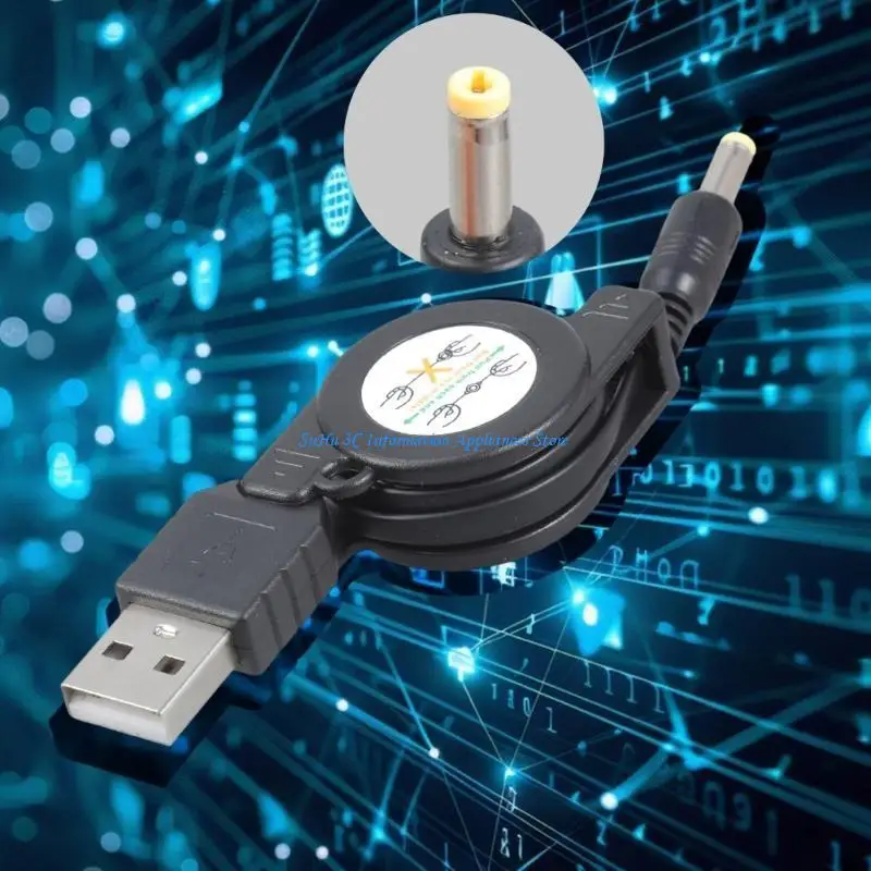 Adjustable Length USB 5V Power Cord DC4.0mmx1.7mm Plug Charging Cable Line For LED Lights Small Electronics
Adjustable Length USB 5V Power Cord DC4.0mmx1.7mm Plug Charging Cable Line For LED Lights Small Electronics