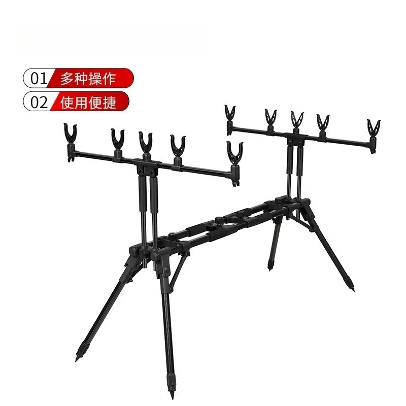 Metal fishing rod holder folding shelf, ground-inserted multi-fishing rod support shelf
Metal fishing rod holder folding shelf, ground-inserted multi-fishing rod support shelf