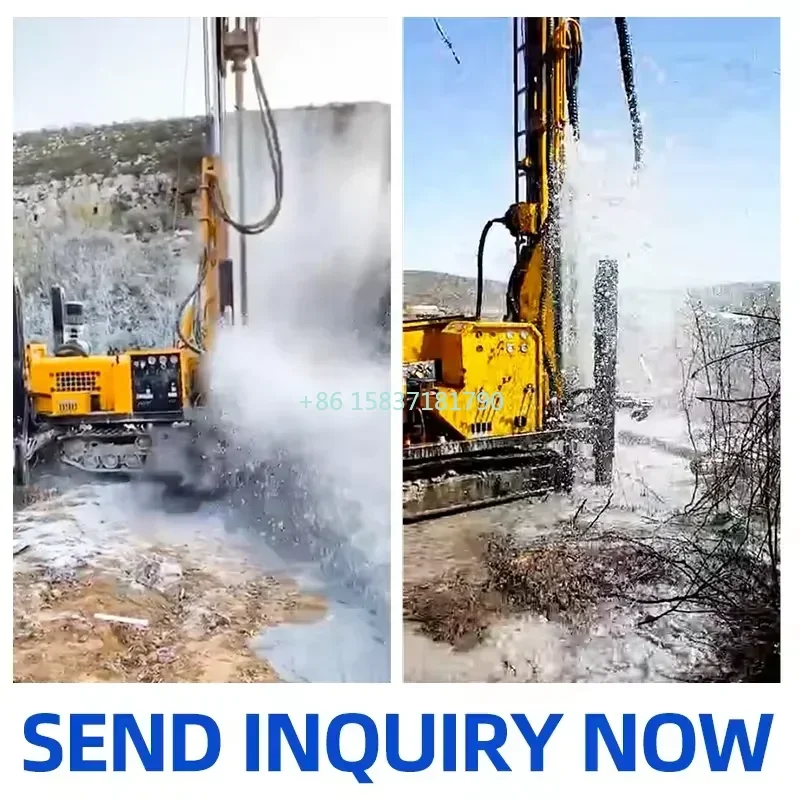 Ground Source Heat Pump Drilling Rig Machine Construction 180m Drill Deep Pneumatic Water Well Drilling Rig Machine for Bulgaria
Ground Source Heat Pump Drilling Rig Machine Construction 180m Drill Deep Pneumatic Water Well Drilling Rig Machine for Bulgaria