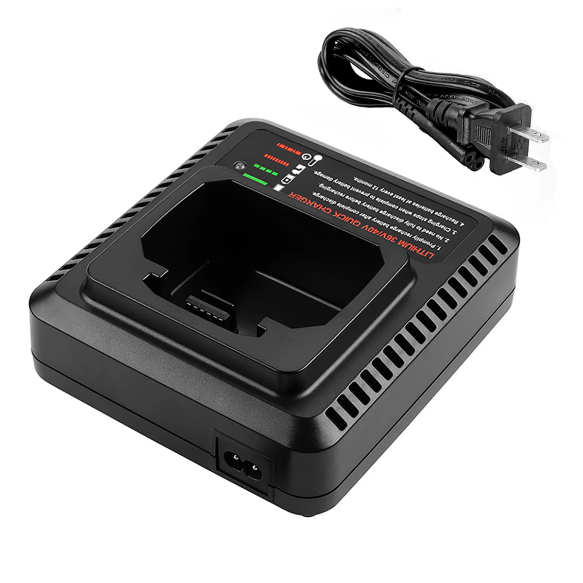 LCS36 LCS40 Fast Charger for Black & Decker 40V Battery LBX2040 LBXR36 LBXR2036 LST540 LCS1240 LBX1540 LST136
LCS36 LCS40 Fast Charger for Black & Decker 40V Battery LBX2040 LBXR36 LBXR2036 LST540 LCS1240 LBX1540 LST136