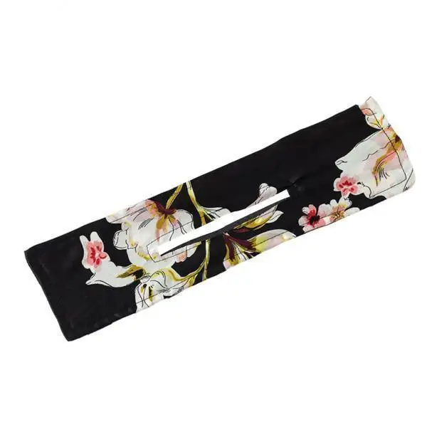 2xDeft Bun Fashion Hair Bands Women Summer Knotted Flower Black
2xDeft Bun Fashion Hair Bands Women Summer Knotted Flower Black