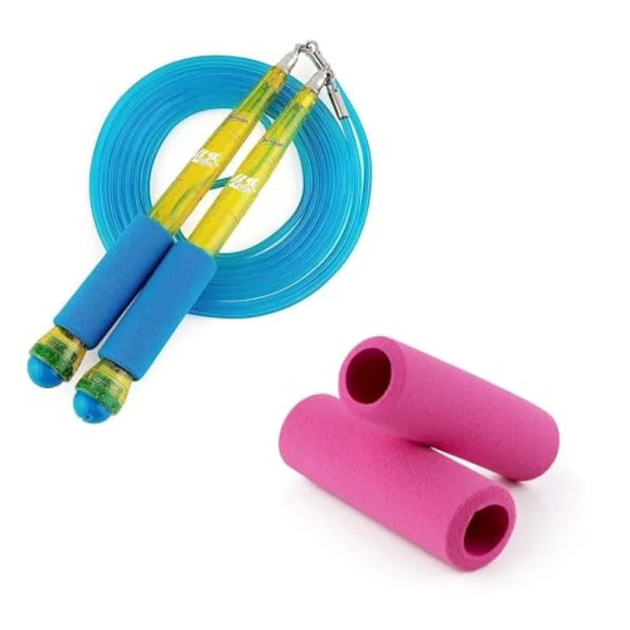 Buddy Lee Rope Master Jump Rope + Handle Grips Ball Bearing Speed Rope with 9" HD Handles for Fitness CrossFit and Endurance Tr
Buddy Lee Rope Master Jump Rope + Handle Grips Ball Bearing Speed Rope with 9" HD Handles for Fitness CrossFit and Endurance Tr