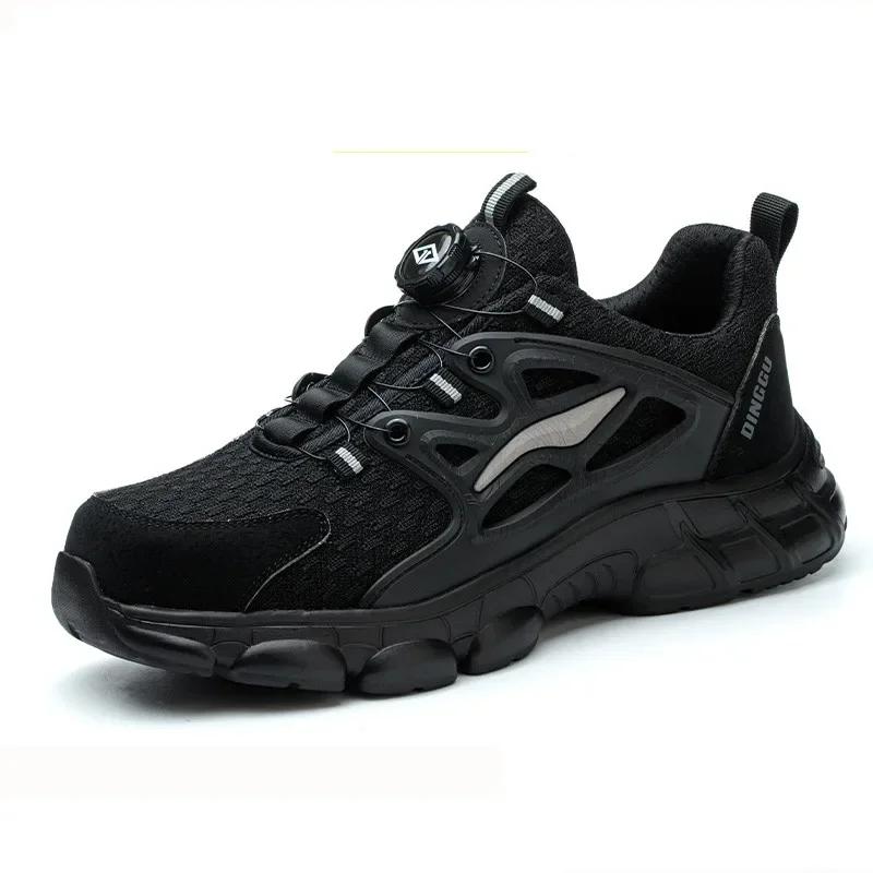 Rotating Button New Safety Shoes Men Anti-smash Anti-puncture Work Shoes Fashion Men Sport Shoes Security Protective Boots Men
Rotating Button New Safety Shoes Men Anti-smash Anti-puncture Work Shoes Fashion Men Sport Shoes Security Protective Boots Men