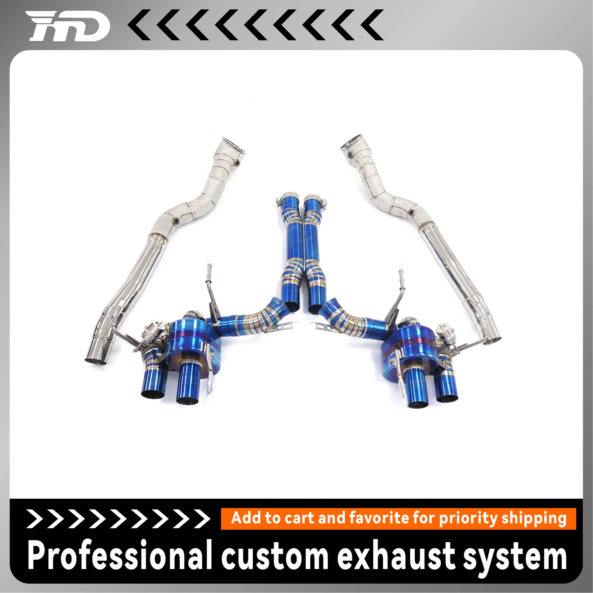HMD Catback For Ferrari 812 6.5L Titanium Alloy Exhaust System Performance Muffler With Valve Downpipe Auto Parts
HMD Catback For Ferrari 812 6.5L Titanium Alloy Exhaust System Performance Muffler With Valve Downpipe Auto Parts
