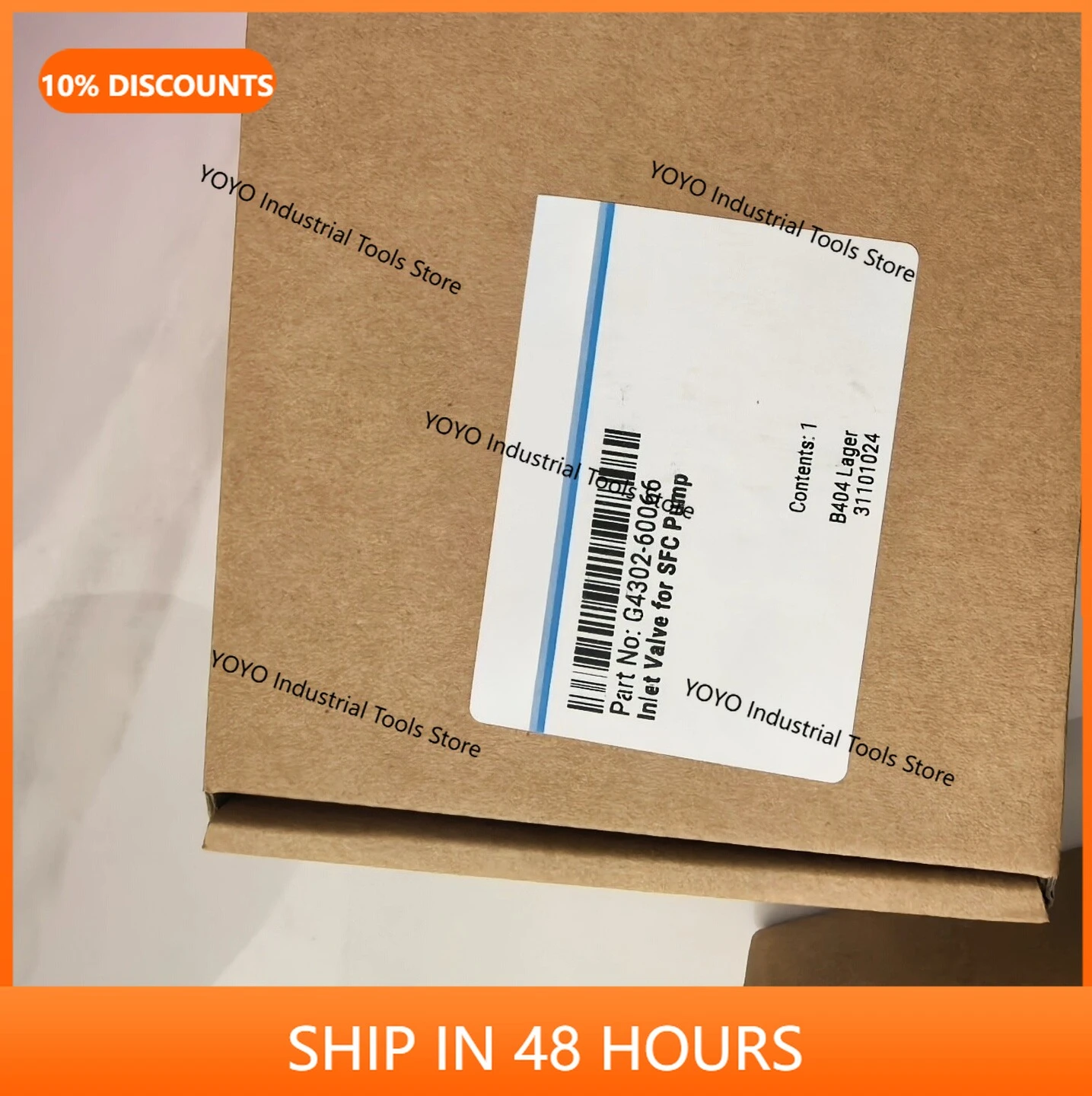 2026 new imported valve, G4302-60066, original brand new and unopened, made in Germany
2026 new imported valve, G4302-60066, original brand new and unopened, made in Germany