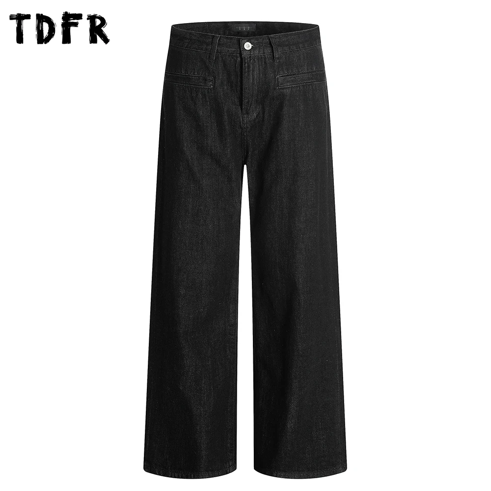 Streetwear Dark Jeans Mens Pocket Retro Casual Loose Straight-leg Wide Leg Denim Pants Men
Streetwear Dark Jeans Mens Pocket Retro Casual Loose Straight-leg Wide Leg Denim Pants Men