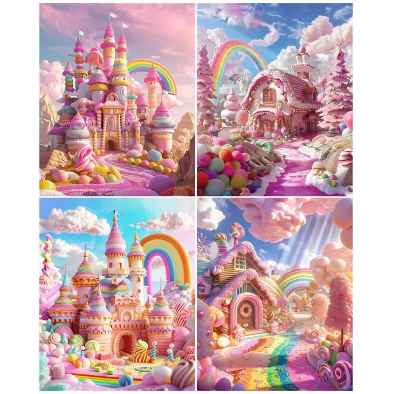 CHENISTORY Paint By Number Rainbow Candy House DIY Pictures By Numbers Scenery Kits HandPainted On Canvas Gift Home Decor
CHENISTORY Paint By Number Rainbow Candy House DIY Pictures By Numbers Scenery Kits HandPainted On Canvas Gift Home Decor