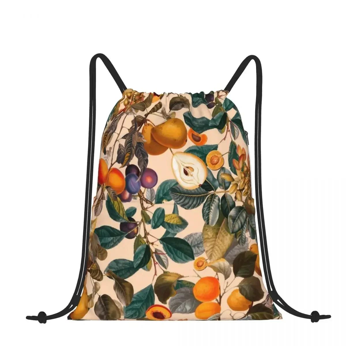 Drawstring Backpack Vintage Fruit Pattern Shoulder Bag Zipper Pocket Sports & Travel Hikes Portables Bag
Drawstring Backpack Vintage Fruit Pattern Shoulder Bag Zipper Pocket Sports & Travel Hikes Portables Bag