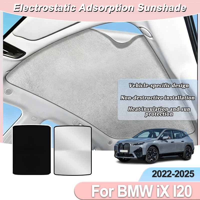 Accessories For BMW iX I20 2022 2023 2024 2025 Electrostatic Adsorption Sunroof Car Insulation Sunshade Skylight Blind Sun Parts
Accessories For BMW iX I20 2022 2023 2024 2025 Electrostatic Adsorption Sunroof Car Insulation Sunshade Skylight Blind Sun Parts