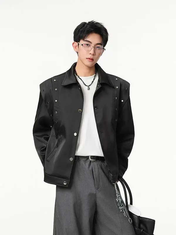 TANGZ Studio Men's Biker Jaet Street Sle k Functionali High Faion Mosaic Splice Loose Fit oulder Pad Polyester F...
TANGZ Studio Men's Biker Jaet Street Sle k Functionali High Faion Mosaic Splice Loose Fit oulder Pad Polyester F...