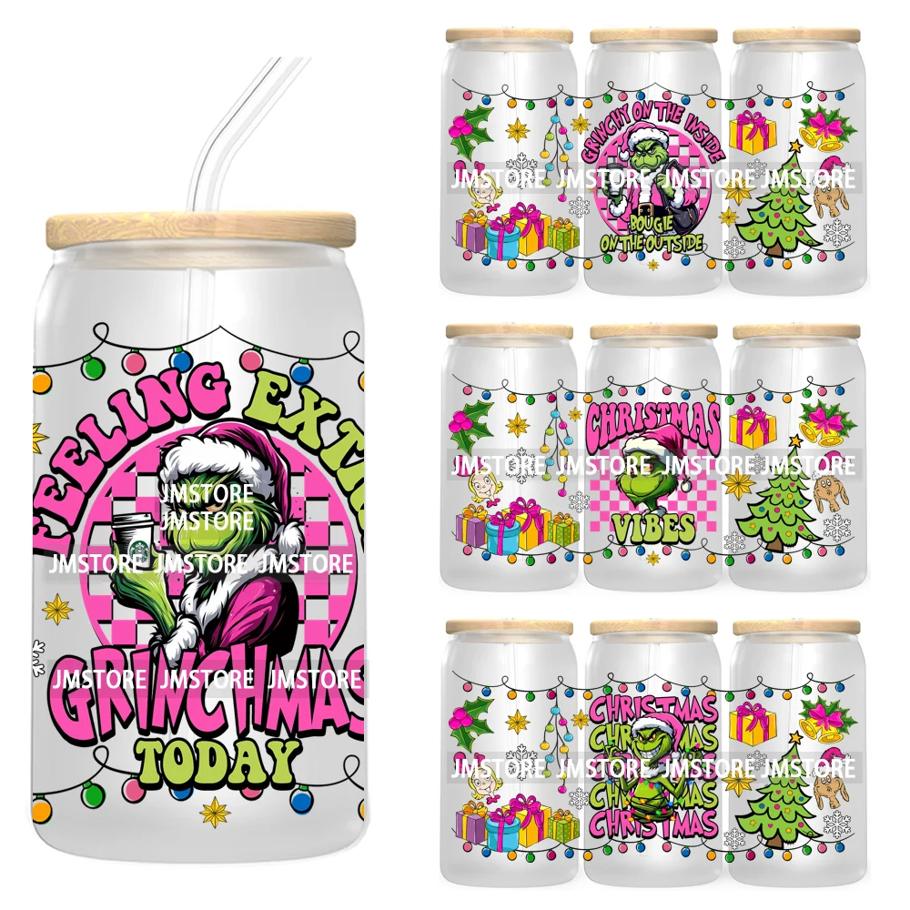 In My Christmas Era UV DTF Sticker For 16OZ Libbey Glass Cup Can Wrap Green Character Transfer Stickers Custom Labels DIY Logo 
In My Christmas Era UV DTF Sticker For 16OZ Libbey Glass Cup Can Wrap Green Character Transfer Stickers Custom Labels DIY Logo