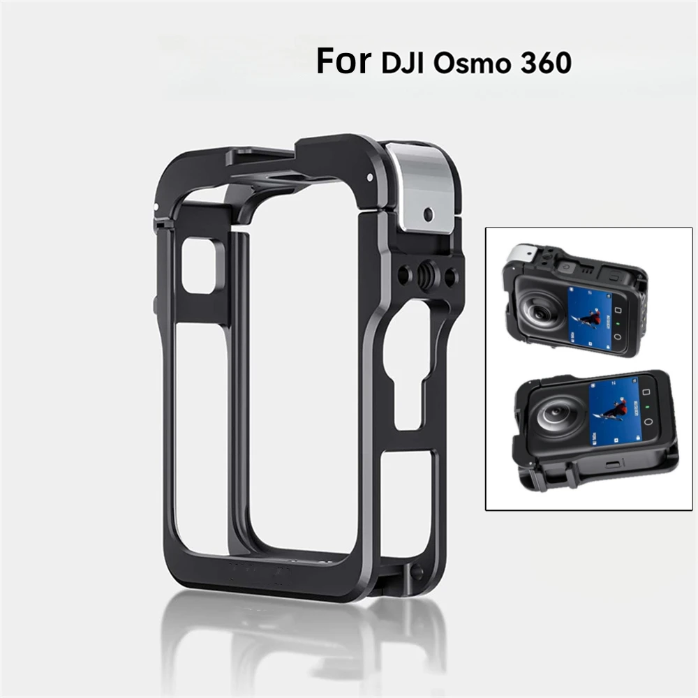 For DJI Osmo 360 Expansion Metal Frame Protective Frame Adapter Action Camera Wide-Angle Rabbit Cage Accessories