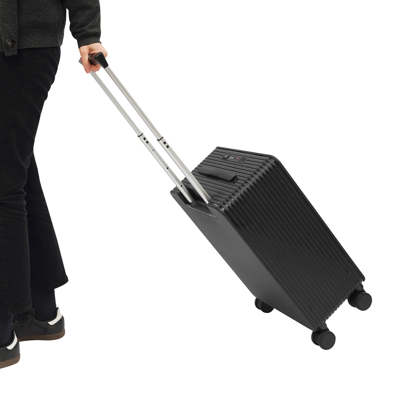 20 Inch Carry On Luggage with TSA Lock & USB Port, PC Suitcase 35L 3-5 Day Trip, Silent Wheels Triple-Height Handle
20 Inch Carry On Luggage with TSA Lock & USB Port, PC Suitcase 35L 3-5 Day Trip, Silent Wheels Triple-Height Handle
