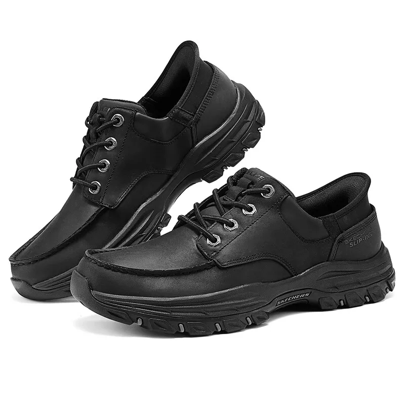Skechers men's shoes 2025 new flash leather shoes a slip-on business casual shoes light sports shoes 205286-BBK
Skechers men's shoes 2025 new flash leather shoes a slip-on business casual shoes light sports shoes 205286-BBK