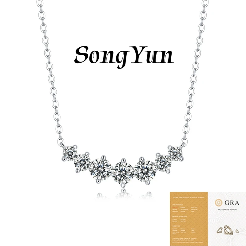 SONGYUN Brand Jewelry 925 Sterling Silver Chain Necklace Moissanite Diamond Romantic for Women Real Gold Plated Pendants Jewelry
SONGYUN Brand Jewelry 925 Sterling Silver Chain Necklace Moissanite Diamond Romantic for Women Real Gold Plated Pendants Jewelry