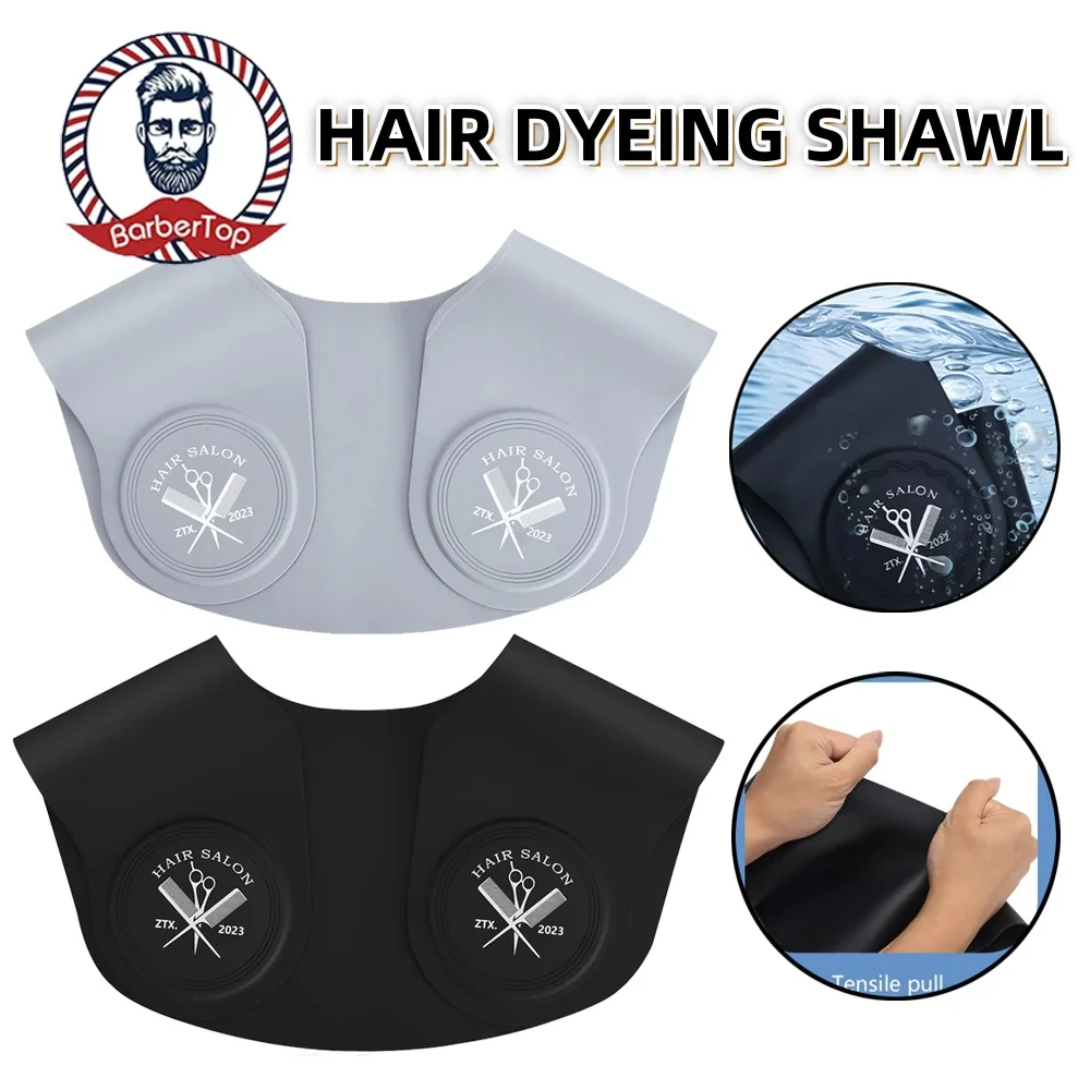 Black Silicone Hair Cutting Collar Hair Dyeing Shawls Hairdressing Cape Neck Wrap Guard Haircut Shoulder Pad Scarf
Black Silicone Hair Cutting Collar Hair Dyeing Shawls Hairdressing Cape Neck Wrap Guard Haircut Shoulder Pad Scarf