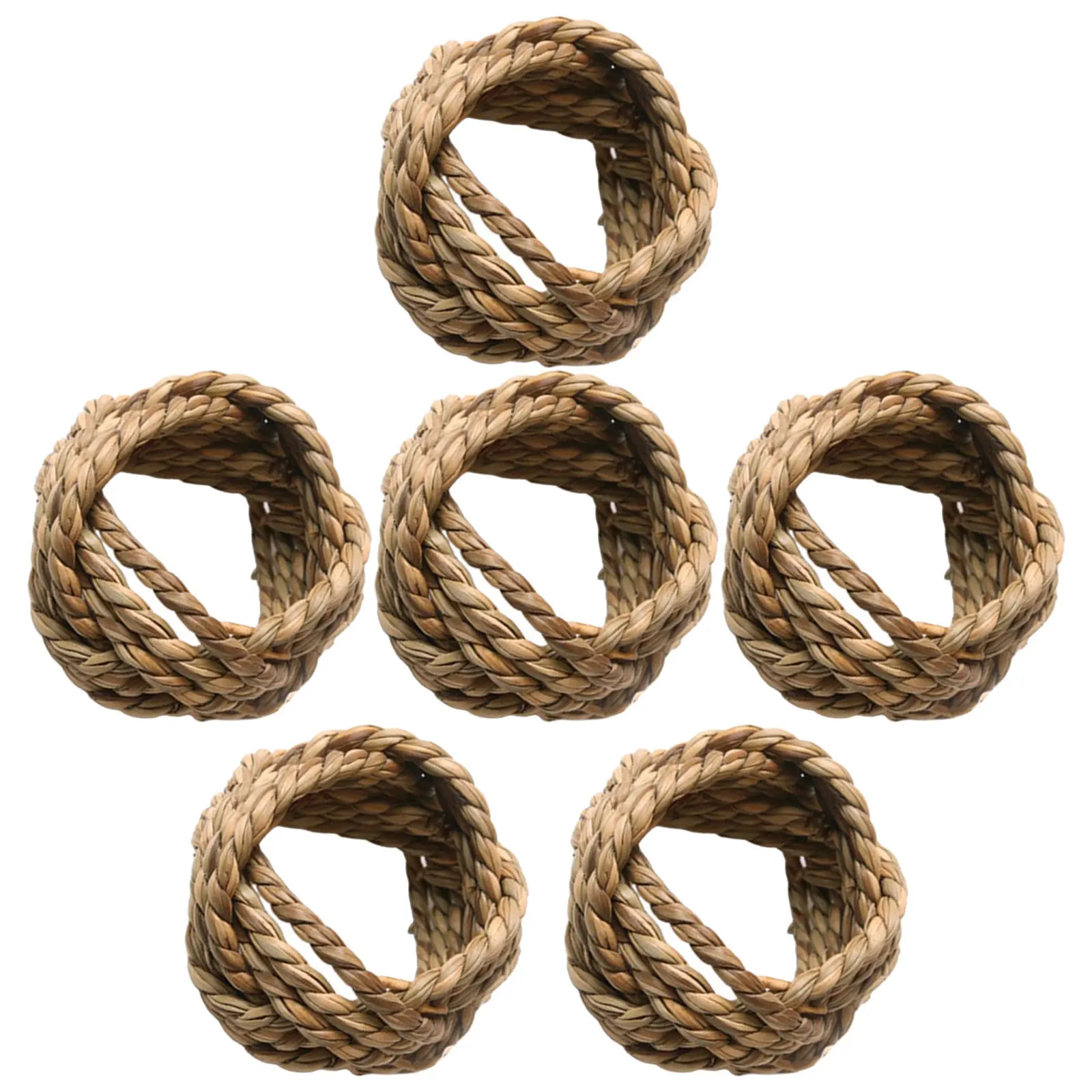 6Pcs Handmade Napkin Rings Straw Woven Rustic Decorative Napkin Holders Dining Table Party Wedding Festival Banquet 
6Pcs Handmade Napkin Rings Straw Woven Rustic Decorative Napkin Holders Dining Table Party Wedding Festival Banquet