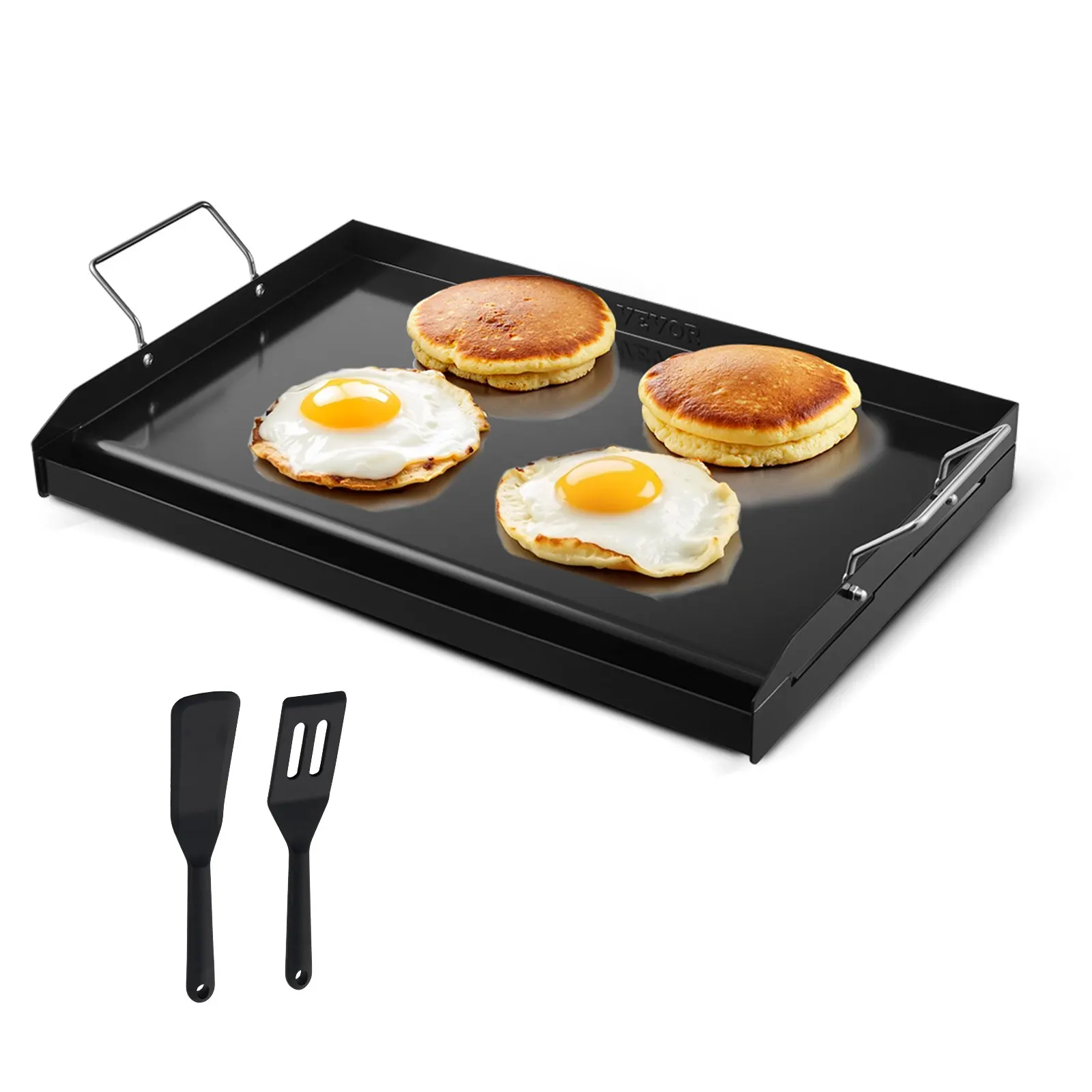 24x16 In Flat Top Griddle Carbon Steel Universal BBQ Grill Pan Cookware
24x16 In Flat Top Griddle Carbon Steel Universal BBQ Grill Pan Cookware