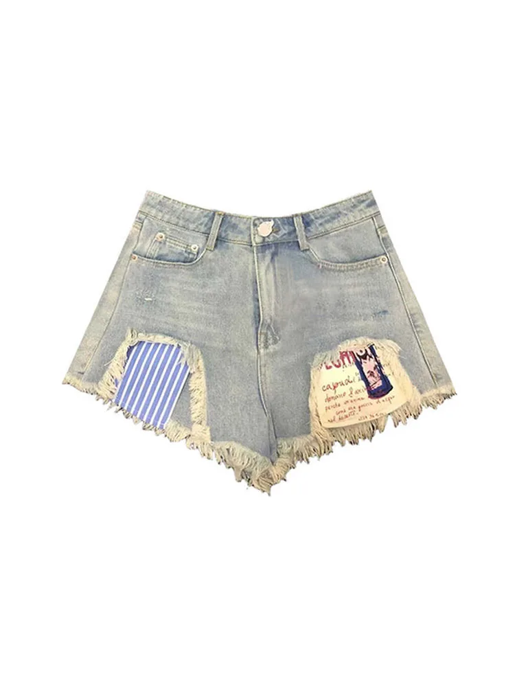 High Street Blue Jeans Shorts Hiphop Casual Sexy Cotton Denim Shorts High Street Tassels Hot Pants Hot Pants Japanese Fashion
High Street Blue Jeans Shorts Hiphop Casual Sexy Cotton Denim Shorts High Street Tassels Hot Pants Hot Pants Japanese Fashion
