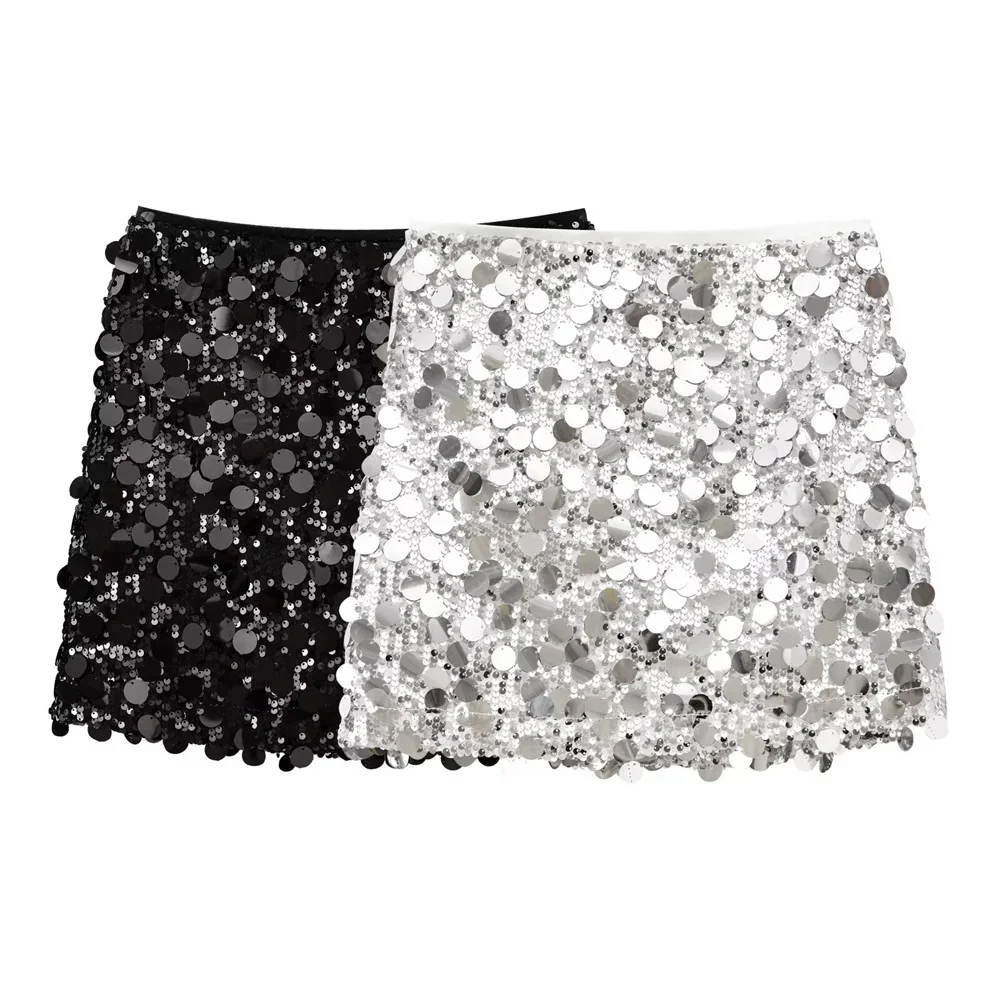 2025 TRAF Spring New Women's Dress with Fashionable and Sparkling Glitter to Look Thin Avoid Skirts
2025 TRAF Spring New Women's Dress with Fashionable and Sparkling Glitter to Look Thin Avoid Skirts