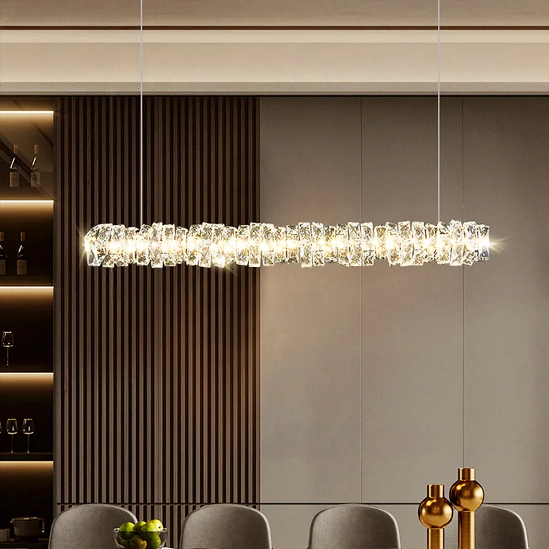 Modern Light Luxury Crystal Led Chandelier Living Room Dining Room Dining Table Bar Meeting Room Personality Hanging Chandelier
Modern Light Luxury Crystal Led Chandelier Living Room Dining Room Dining Table Bar Meeting Room Personality Hanging Chandelier
