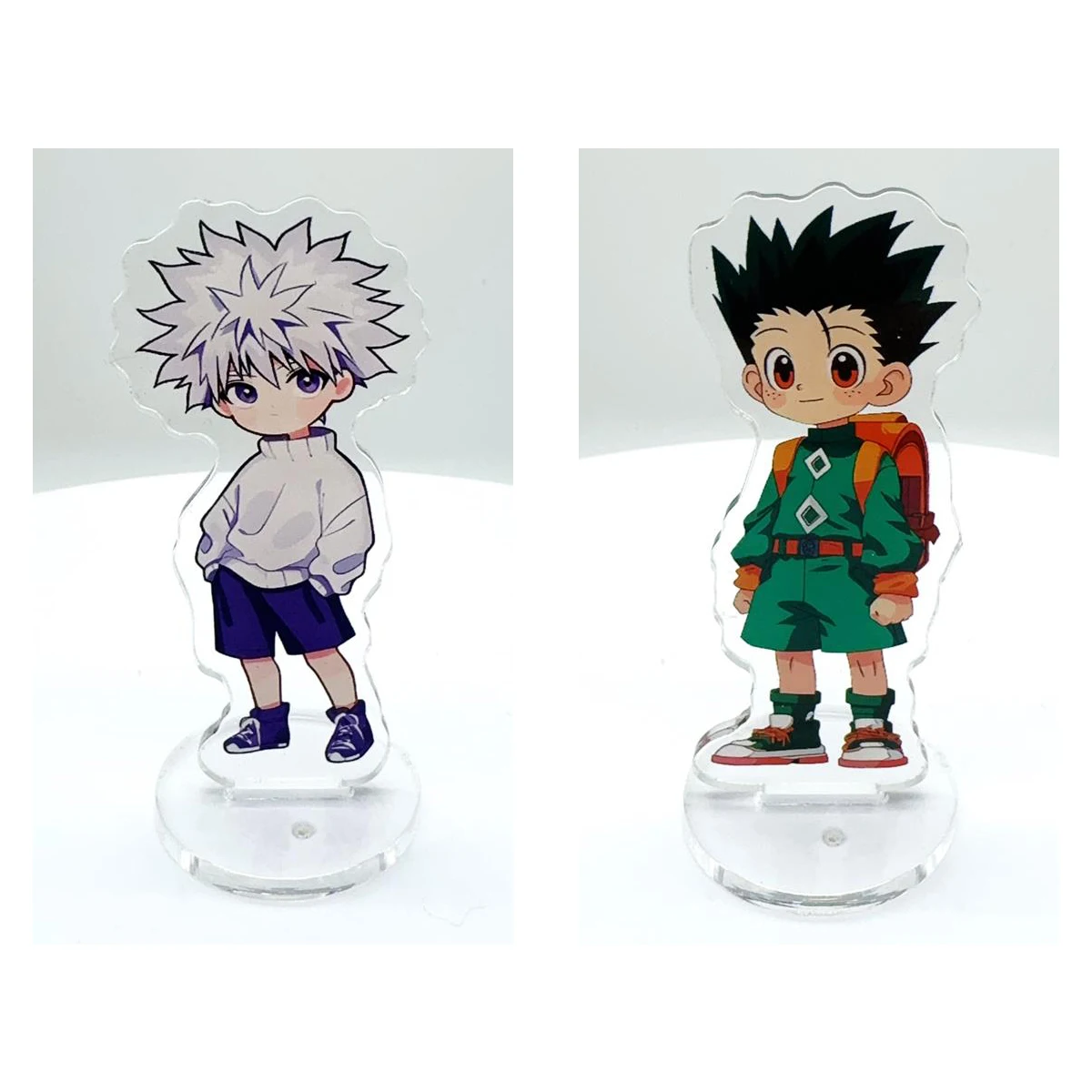 Acrylic handicrafts Anime merchandise HUNTER×HUNTER 8cm Desk decoration items kawaii Fans gifts Cute GON·FREECSS Killua
Acrylic handicrafts Anime merchandise HUNTER×HUNTER 8cm Desk decoration items kawaii Fans gifts Cute GON·FREECSS Killua