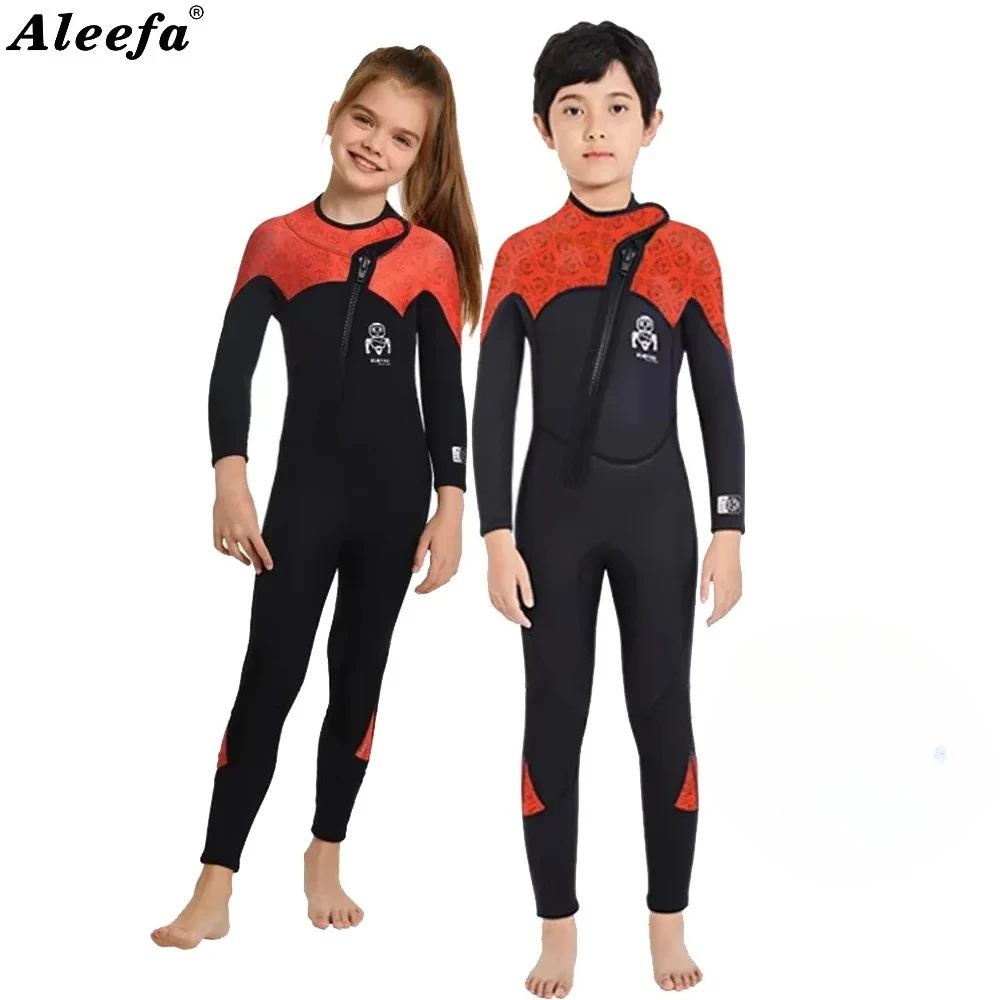 Kids Teenage 2.5mm Wetsuit Neoprene One Piece Front Zipper Keep Warm for Boy Girl Winter Swimming Suit
Kids Teenage 2.5mm Wetsuit Neoprene One Piece Front Zipper Keep Warm for Boy Girl Winter Swimming Suit