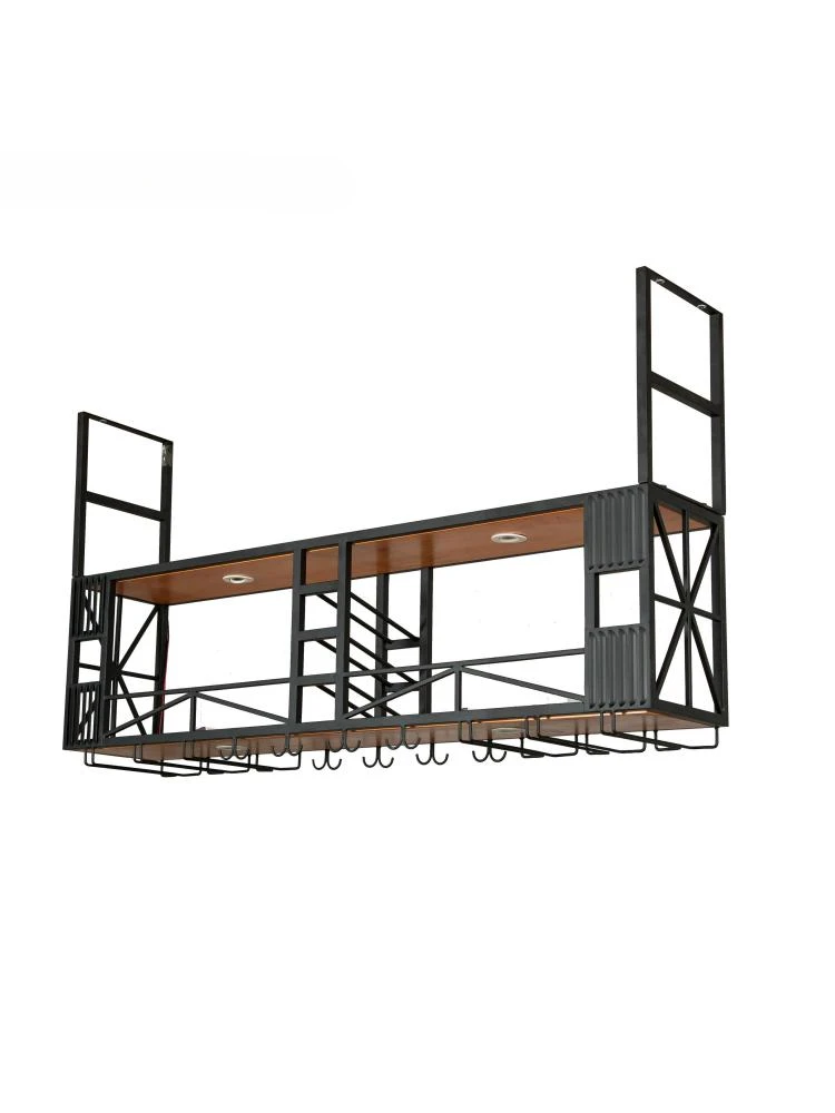 Iron Art Hanging Goblet Rack Bar Hanging Wine Rack Wine Cabinet Bar Decoration Hanger Household Solid Wood Ceiling Hanging
Iron Art Hanging Goblet Rack Bar Hanging Wine Rack Wine Cabinet Bar Decoration Hanger Household Solid Wood Ceiling Hanging