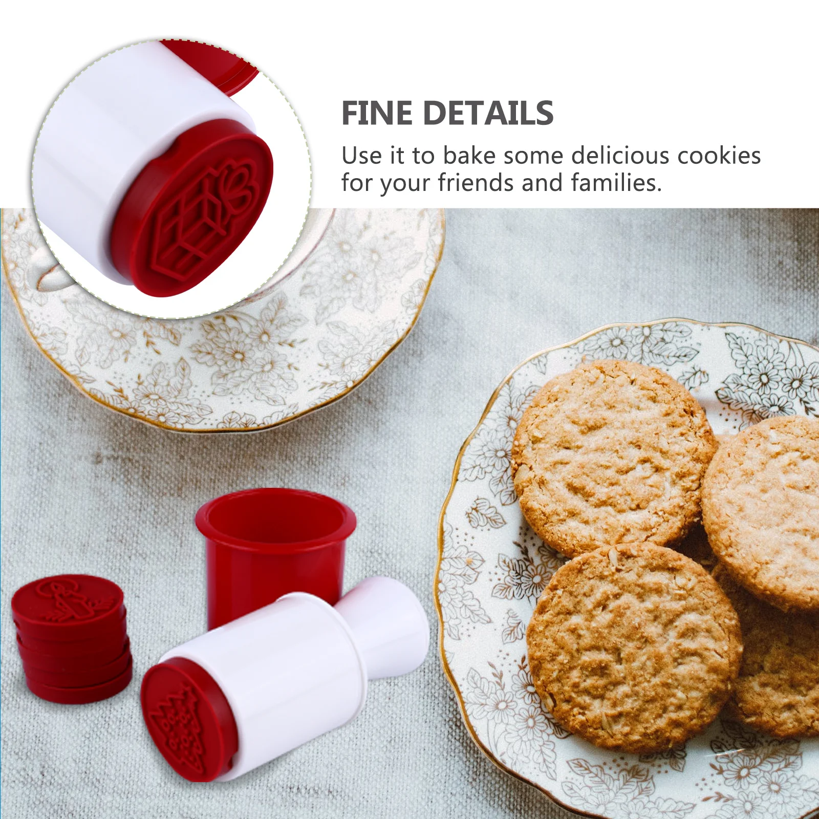 6Pcs Cookie Moulds Silicone Xmas Biscuits Stampers Creative Design Baking Molds Christmas Accessories Xmas Cookie Mold
6Pcs Cookie Moulds Silicone Xmas Biscuits Stampers Creative Design Baking Molds Christmas Accessories Xmas Cookie Mold