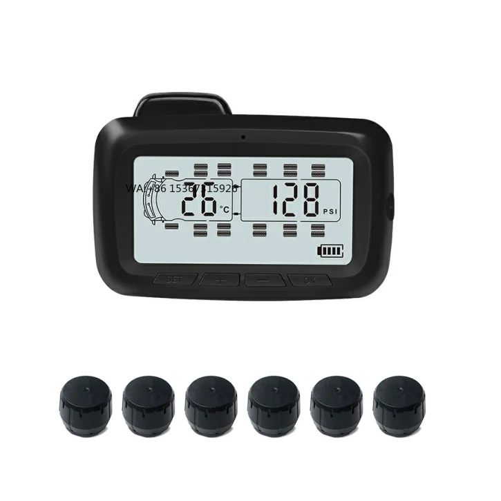6 Wheels Tire Pressure Monitoring System Usb Truck Tpms Sensors for Truck Universal Wireless Bluetooths Tire Pressure Monitoring
6 Wheels Tire Pressure Monitoring System Usb Truck Tpms Sensors for Truck Universal Wireless Bluetooths Tire Pressure Monitoring