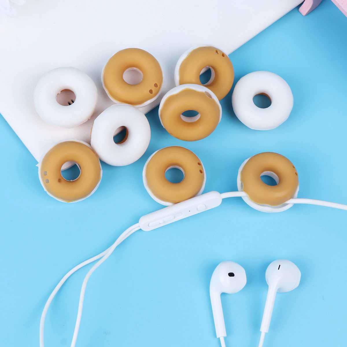 10pcs Cable Winder Organizer Silicone Earphone Cord Spool Slim Compact Wire Storage For Headphones Earbuds White 
10pcs Cable Winder Organizer Silicone Earphone Cord Spool Slim Compact Wire Storage For Headphones Earbuds White