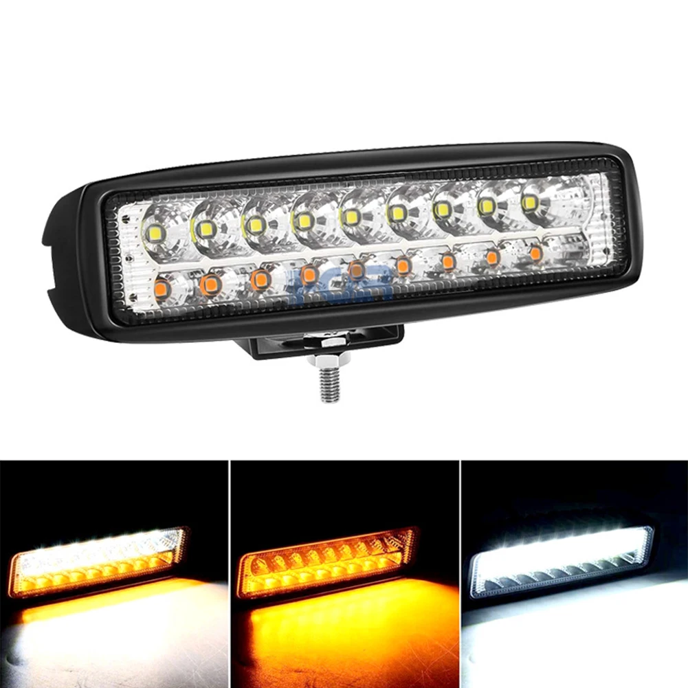 Brand New Work Light Car Light Spot Flashing Light White Yellow 12V Car Light 54W Led Work Bar Car Accessories Car Fog Light
Brand New Work Light Car Light Spot Flashing Light White Yellow 12V Car Light 54W Led Work Bar Car Accessories Car Fog Light