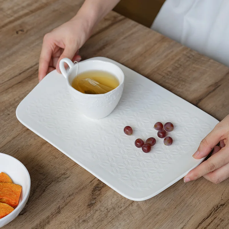 European Ceramic Plate Creative Western Restaurant Steak Dish Retro Flowers Afternoon Tea Desktop Cake Pan Home Kitchen Cutlery
European Ceramic Plate Creative Western Restaurant Steak Dish Retro Flowers Afternoon Tea Desktop Cake Pan Home Kitchen Cutlery