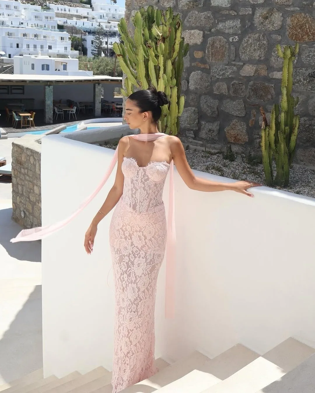 Full Lace Appliques Prom Dresses Transparent Pink Formal Evening Dress Sweetheart Mermaid Party Gown vestidos de 15 quinceañera
Full Lace Appliques Prom Dresses Transparent Pink Formal Evening Dress Sweetheart Mermaid Party Gown vestidos de 15 quinceañera