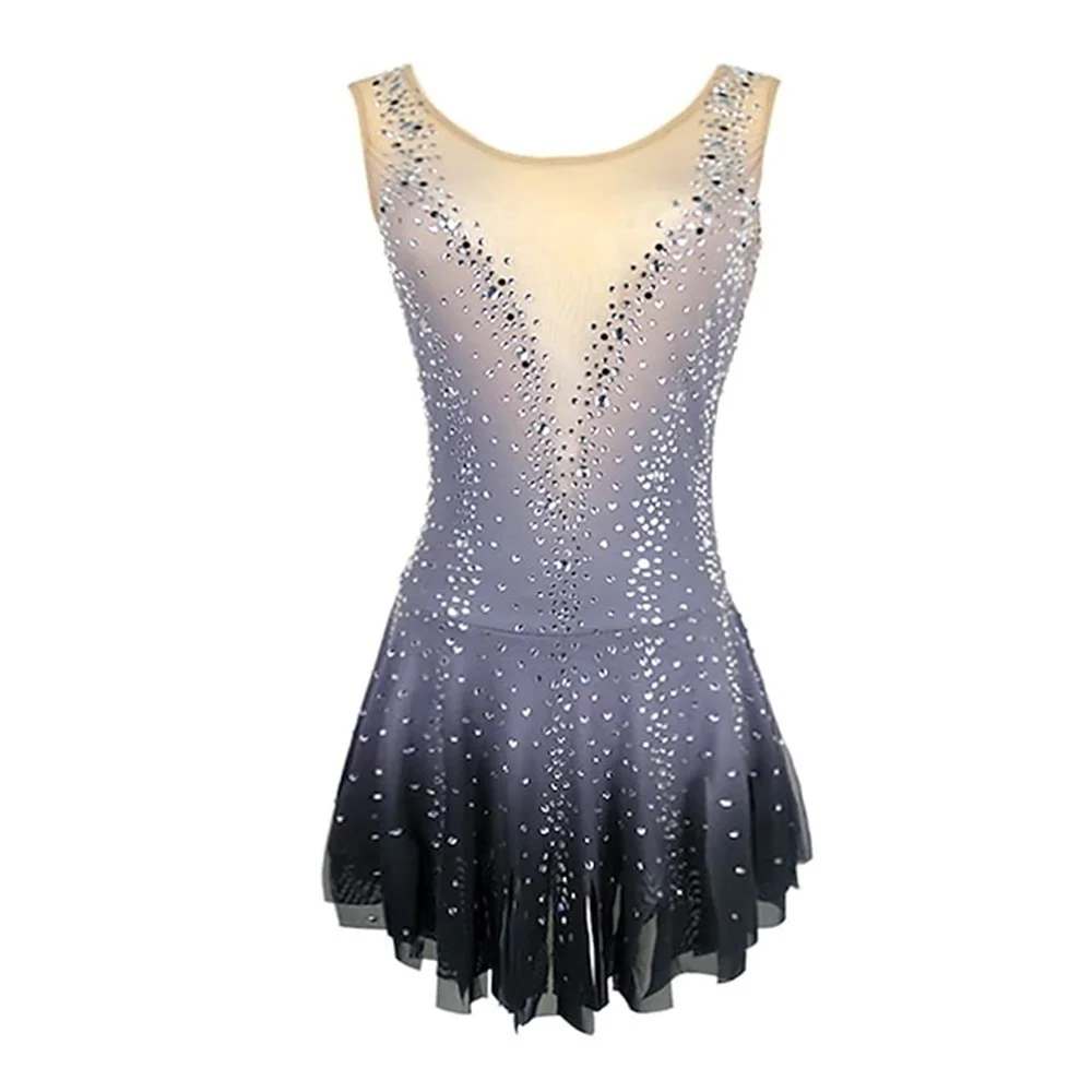 Girls Figure Skating Dress Ice Skating Costume Sparkly Competition Performance Dress For Winter Shows
Girls Figure Skating Dress Ice Skating Costume Sparkly Competition Performance Dress For Winter Shows