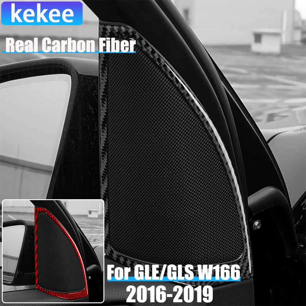Real Carbon Fiber Car Accessories A-pillar Speaker Trim Cover Soft Sticker For Mercedes-Benz W166 GLE/GLS 2016 2017 2018 2019
Real Carbon Fiber Car Accessories A-pillar Speaker Trim Cover Soft Sticker For Mercedes-Benz W166 GLE/GLS 2016 2017 2018 2019