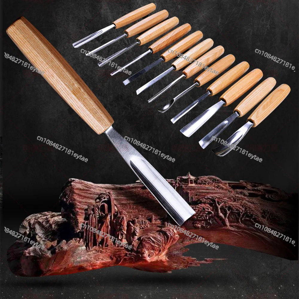 12pcs Wood Carving Kit Cr V 60 Steel Blades Stainless Steel Chisel Set Professional DIY Woodworking Tools
12pcs Wood Carving Kit Cr V 60 Steel Blades Stainless Steel Chisel Set Professional DIY Woodworking Tools